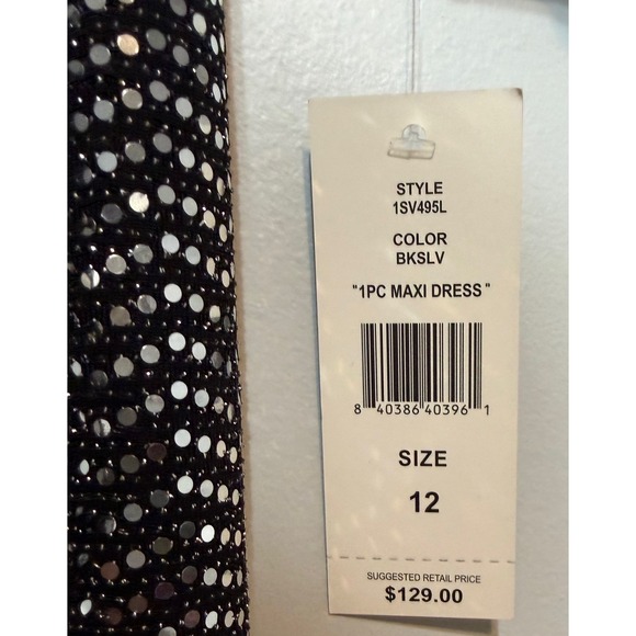 NWT JM Studio By John Meyer Old Hollywood Glam Womens Sz 12 Mob Wife NYW Holiday - Picture 4 of 6